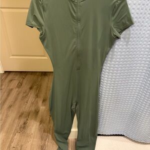 Olive Green Women's Jumpsuit